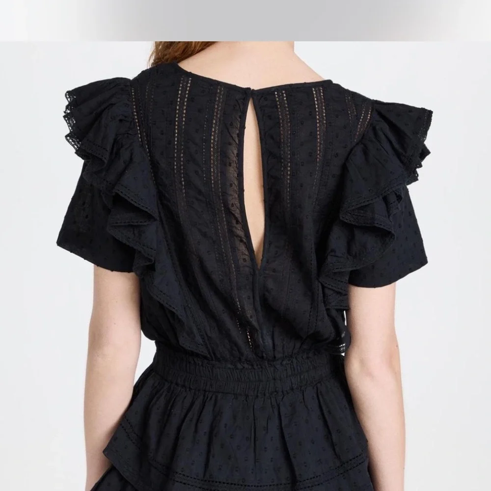 Love Shack Fancy natasha dress black - Picture 4 of 4